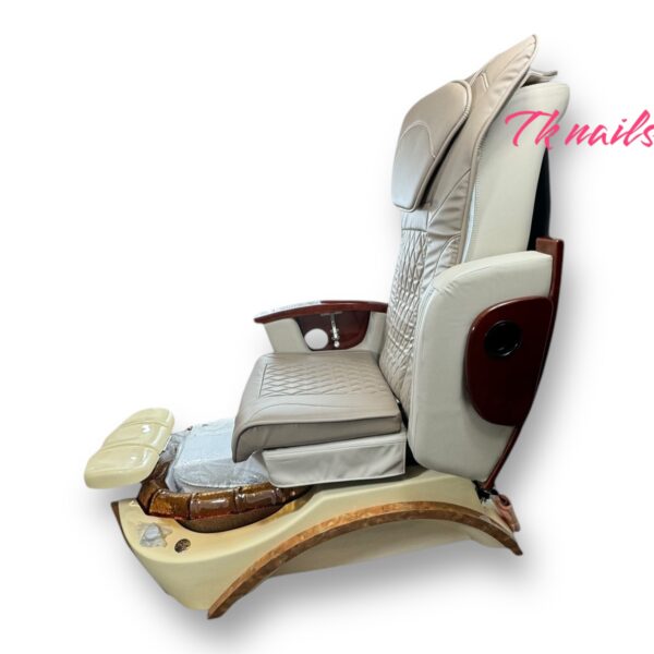 Cream Recline Pedicure massage spa chair